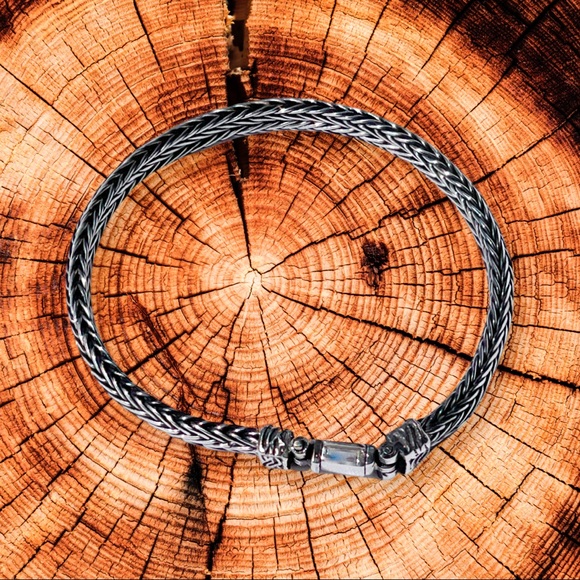 Bali handmade   Bracelet  unisex sterling silver 925 brand new - Picture 5 of 5